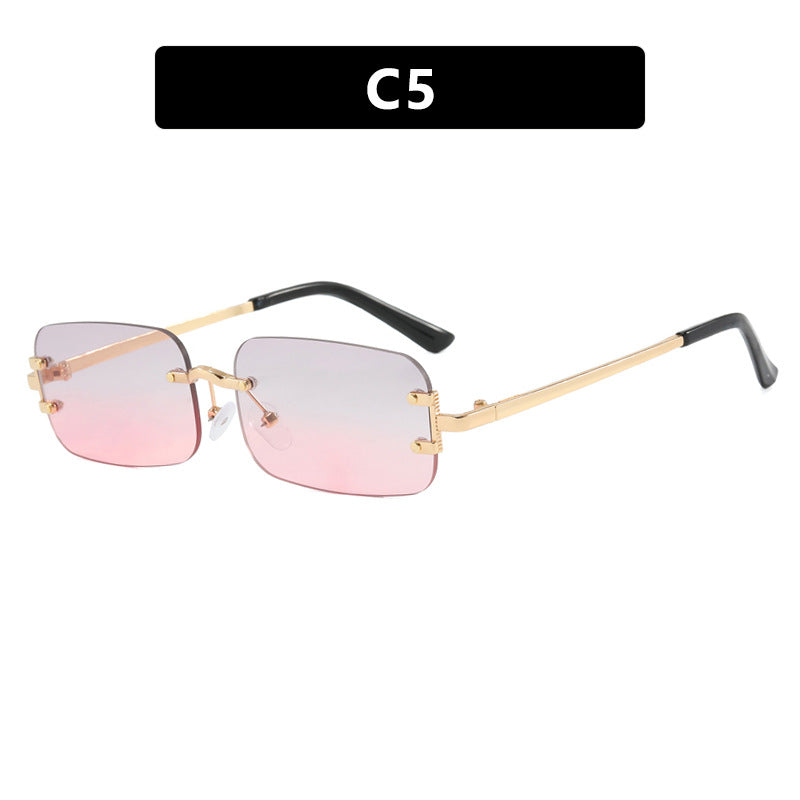 Damen quadratische Sonnenbrille mit hochwertigem Metallrahmen Brehn