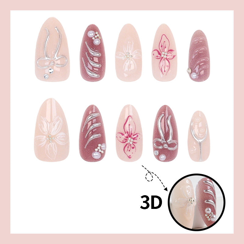 Künstliche Fingernägel mit eleganten Designs Brehn