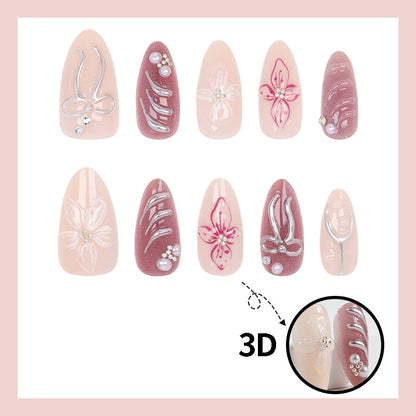 Künstliche Fingernägel mit eleganten Designs Brehn