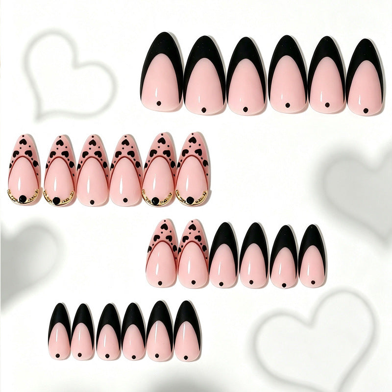 Einzigartiges Elegantes Press-On Nagelspitzen Set Brehn