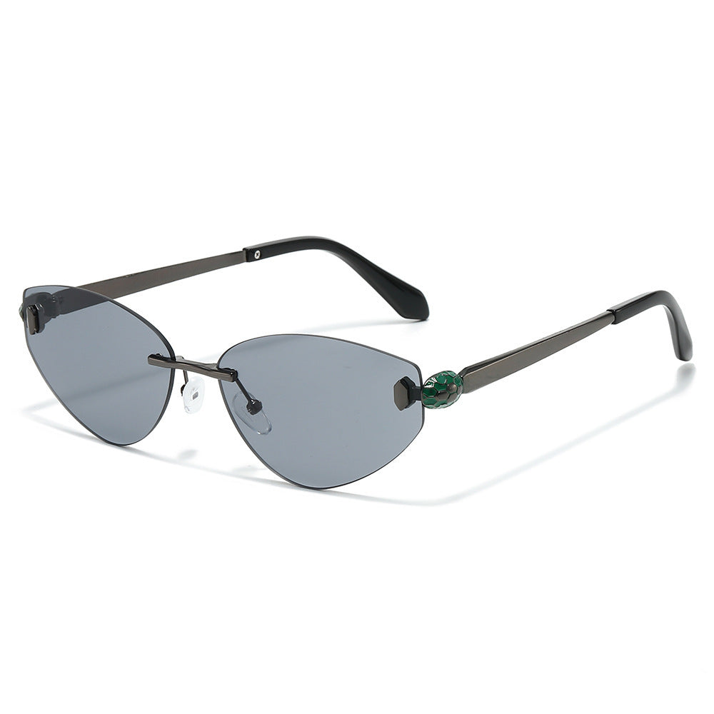 Cat-Eye Vision Shield Sonnenbrille Brehn
