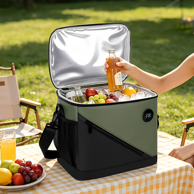 Isolierte Kühltasche mit digitalem Temperaturanzeiger Brehn