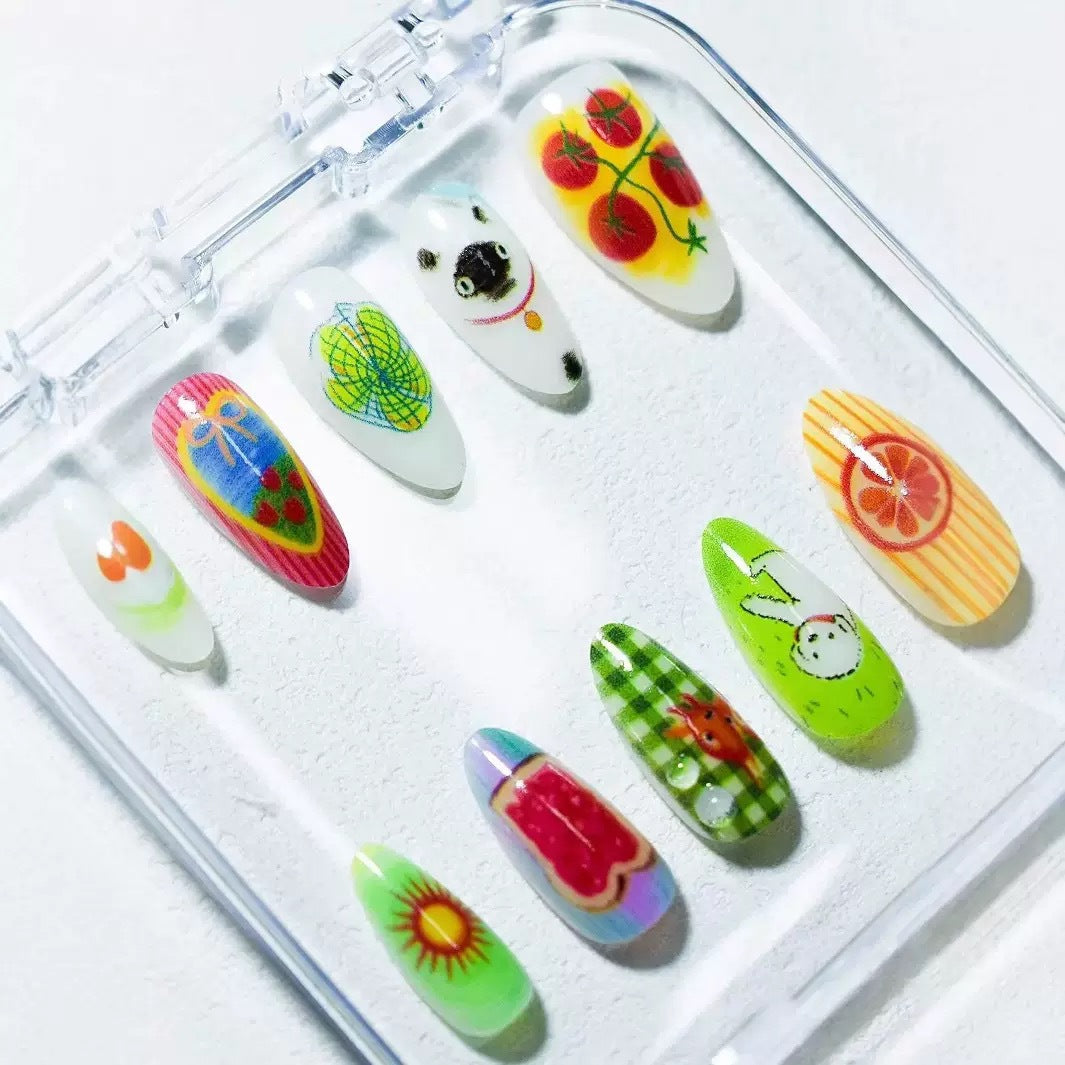 Künstlerisches Themen-Nagelkunst-Set Brehn