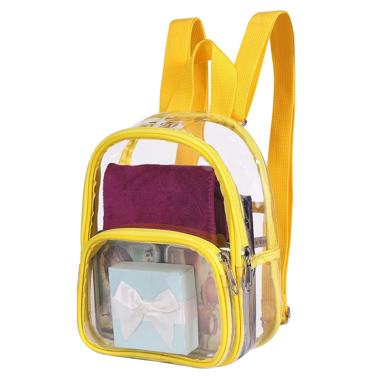 Unisex durchsichtiger Rucksack mit mehreren Fächern Brehn