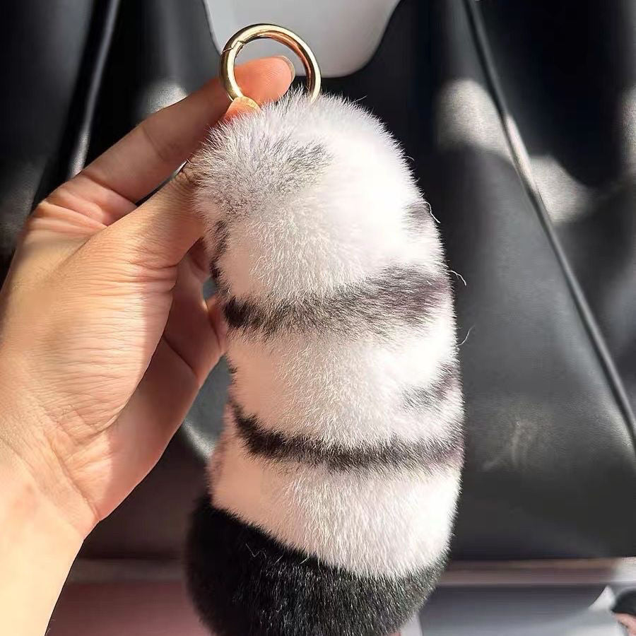 Plüsch-Tier-inspiriertes Schlüsselanhänger-Accessoire Brehn