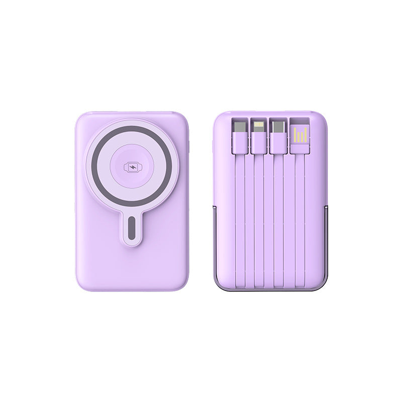 Tragbare Magsafe Powerbank mit Multifunktionalen Usb-Anschlüssen und LED-Batterieanzeige Brehn