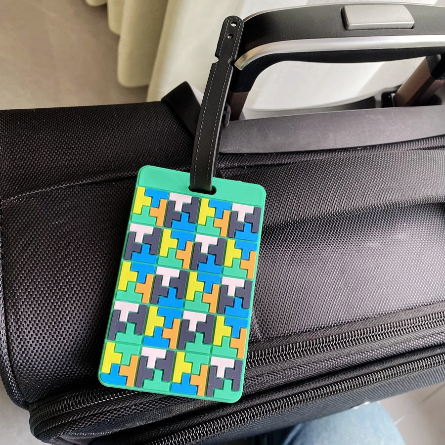 Puzzle Pattern Gepäck identifier Brehn