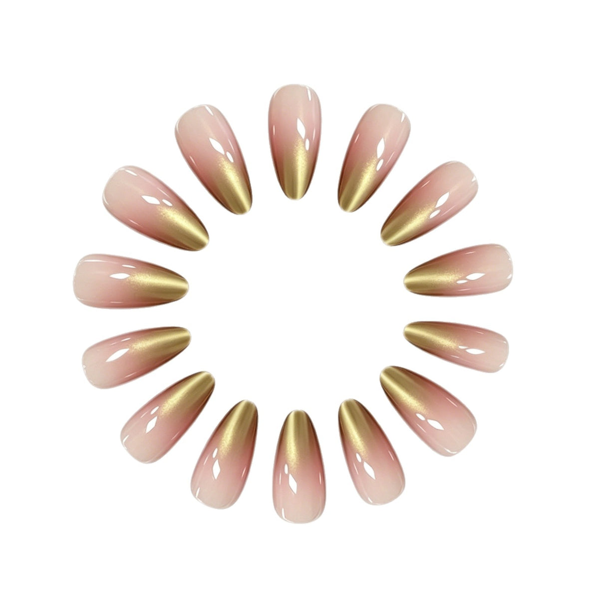 Ombre Stiletto Nagelverlängerungen Brehn