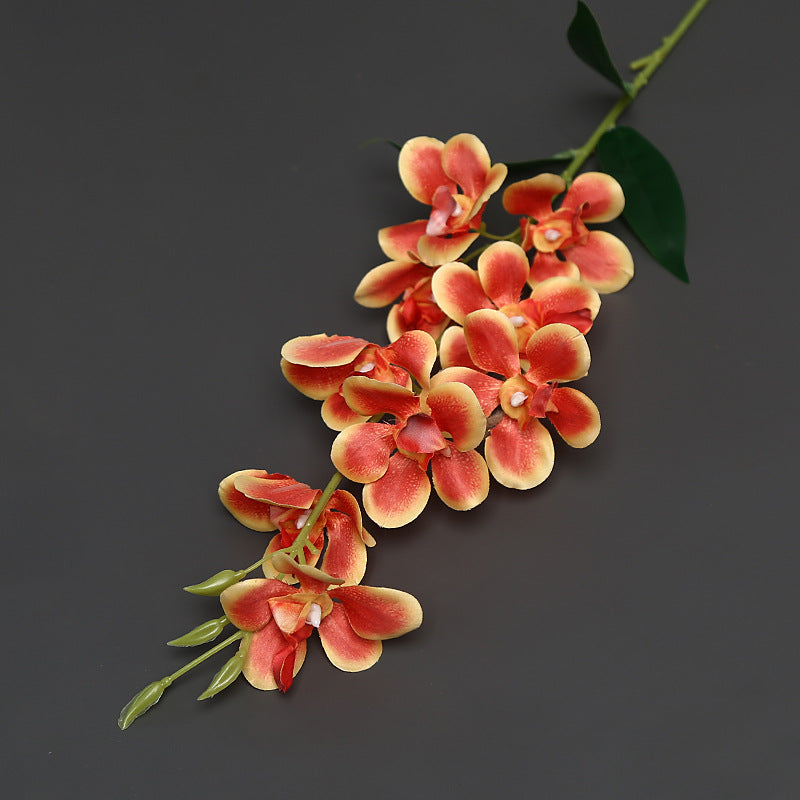 Elegante Faux-Orchideenstängel für die Heimdekoration