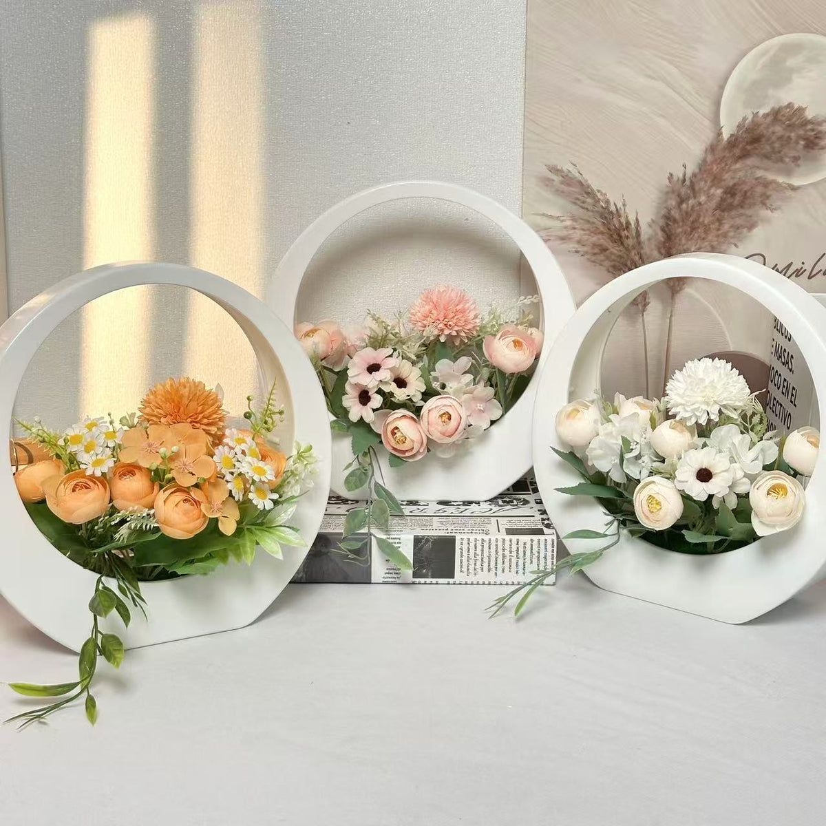 Elegante florale dekorative Mittelstück