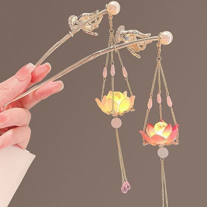 Dekorativer floraler Haarschmuck-Stick Brehn