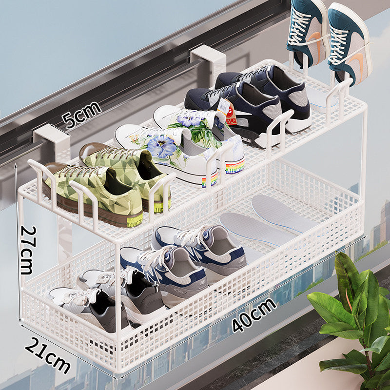 Verstellbarer Schuh-Organizer für die Tür Brehn