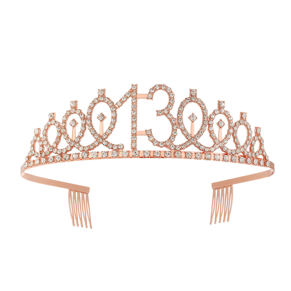 Damen Kristallverzierte Tiara mit elegantem Design Brehn