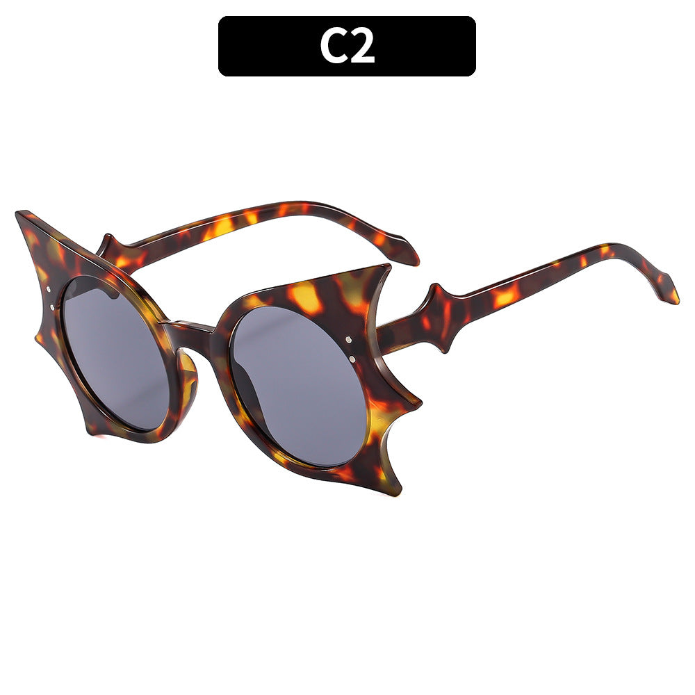 Künstlerische Skulpturale Katzenaugen-Sonnenbrille