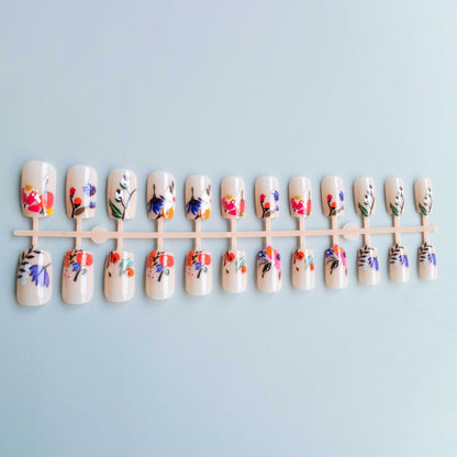 Floral Acryl Nagelkunst Set