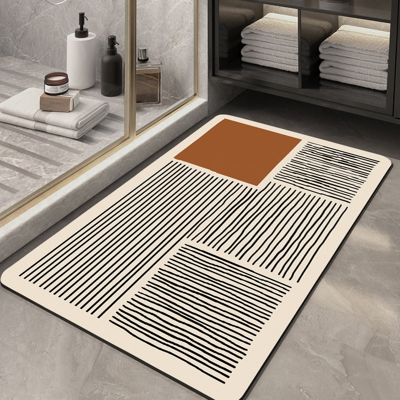 Dekorative Luxe Badezimmermatte Brehn