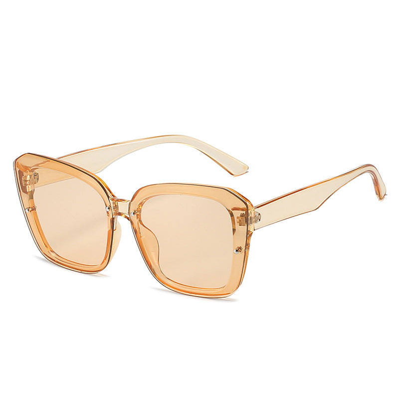 Damen oversized quadratische Sonnenbrille mit anspruchsvollem Rahmen Brehn