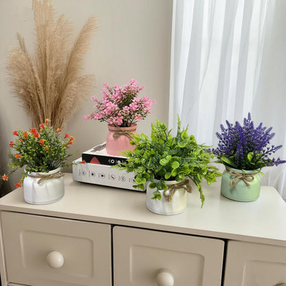 Künstlerisches Kunstblumenarrangement