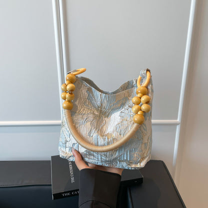 Moderner, vom Kunsthandwerk inspirierter handgefertigter Tragetasche Brehn