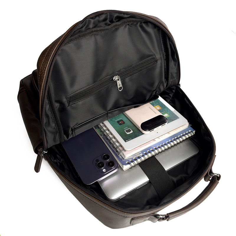 Premium Leder Organizer Rucksack Brehn