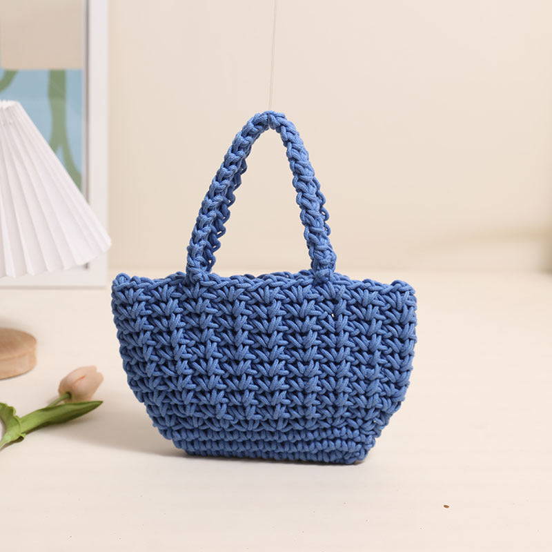 Damen Handarbeit Korbtasche mit strukturiertem Design Brehn