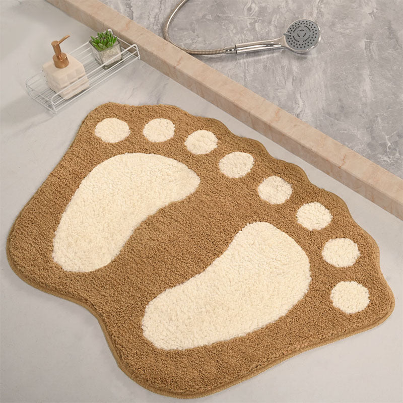 Fun Fußabdruckförmige Badematte Brehn