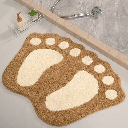 Fun Fußabdruckförmige Badematte Brehn