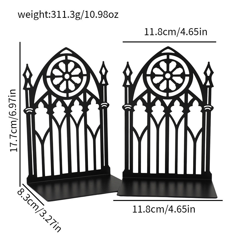 Dekorative gotische Stil Buchstützen