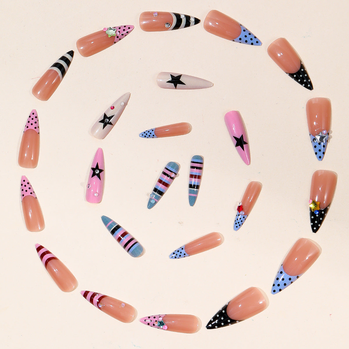 Dekorative Stiletto Nagelkunst Verlängerungen Brehn 1789713184