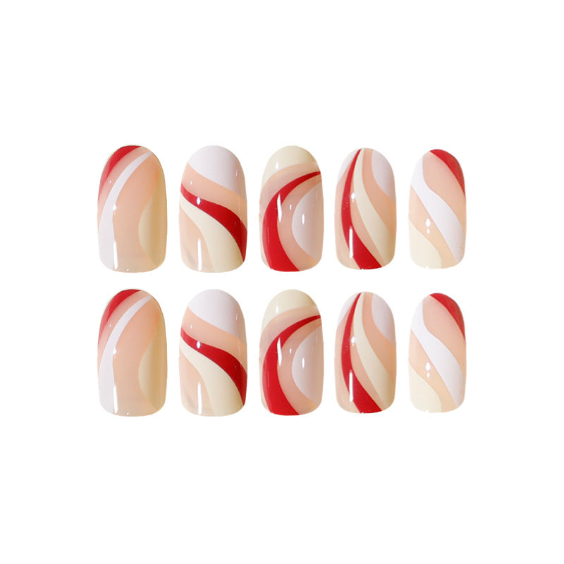Künstliche Nagelkunst mit modernem Design Brehn