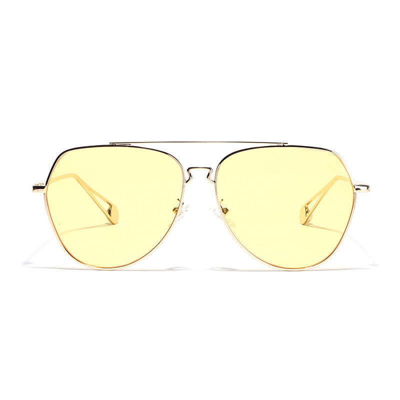 Damen aviator Sonnenbrille mit polarisierten Gläsern und elegantem Metallgestell Brehn