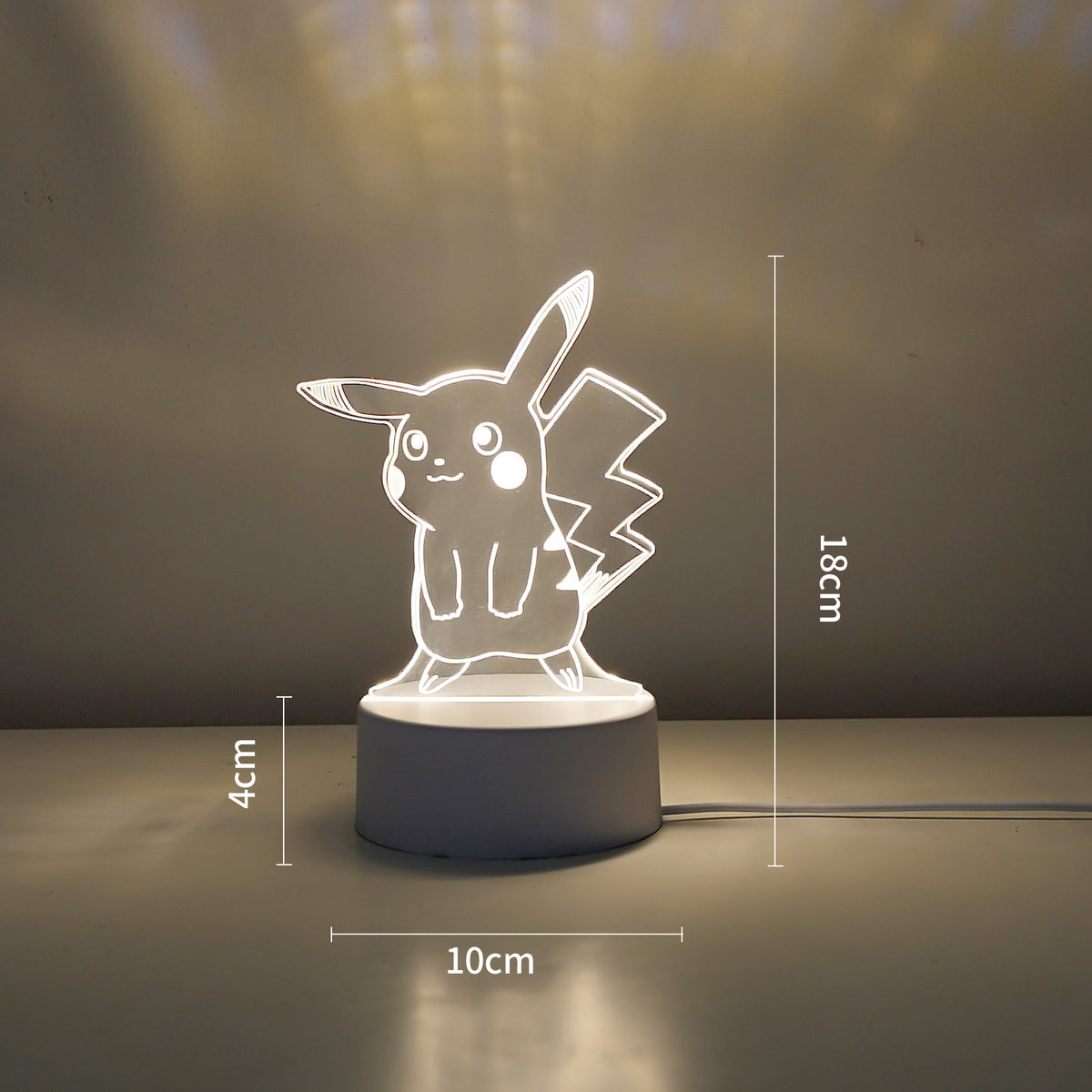 LED Tiger Figur Dekorative Lampe