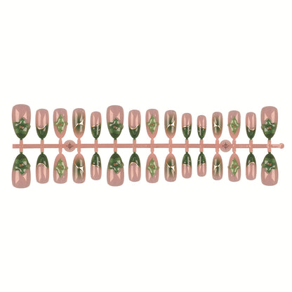 Künstlerisches Floral Nagelspitzen Set