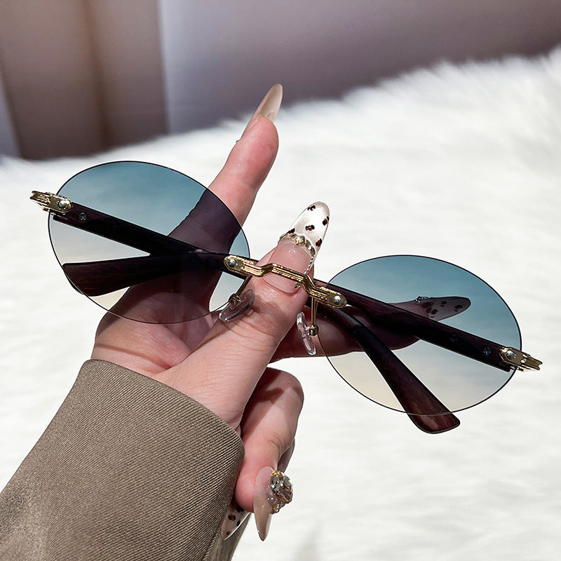 Damen modische und elegante Sonnenbrille mit ovalem Design Brehn