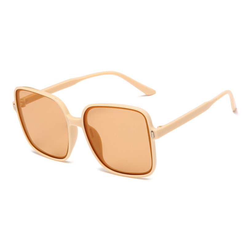 Damen große quadratische Sonnenbrille mit auffälligem Muster Brehn