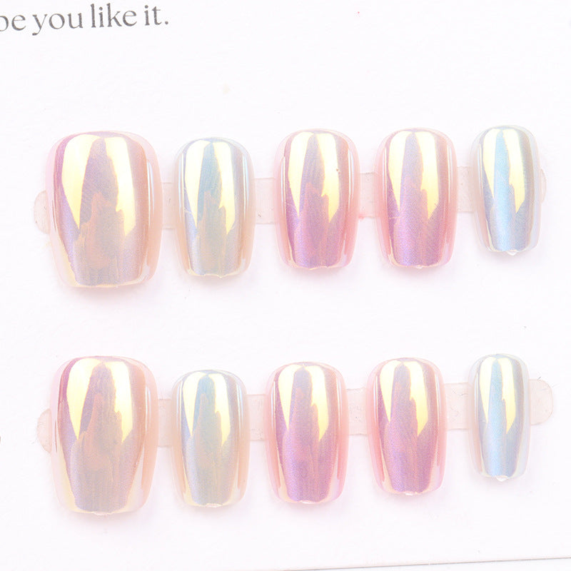 Premium irisierende Press-On-Nagelspitzen Brehn