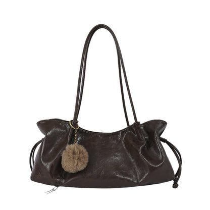 Chic Polka Dot Hobo Tote Bag