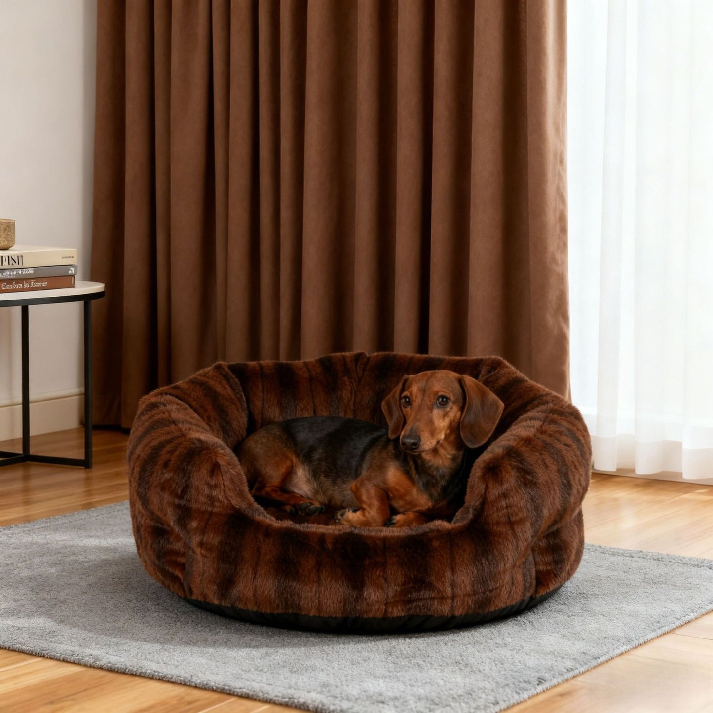 Luxuriöses Plüsch-Hundebett