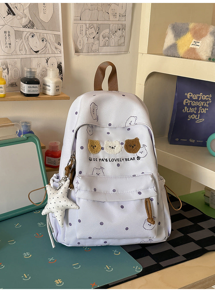 Niedlicher cartoon-themed Schulrucksack