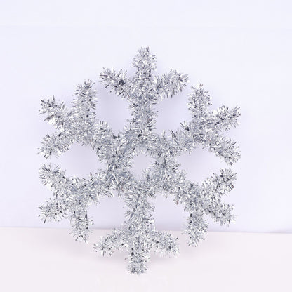 Dekorative Schneeflockenfigur