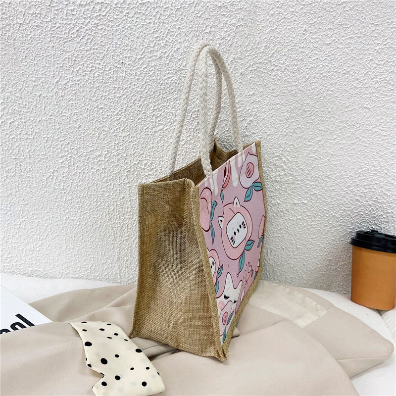 Spaßige Cartoon-Themen Strandtasche