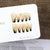 Dekoratives Druck-Nagelkunst-Set mit elegantem Blumenmuster Brehn