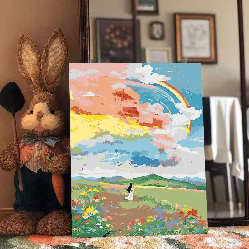 Künstlerische Herz-Themen-Leinwandkunst Brehn