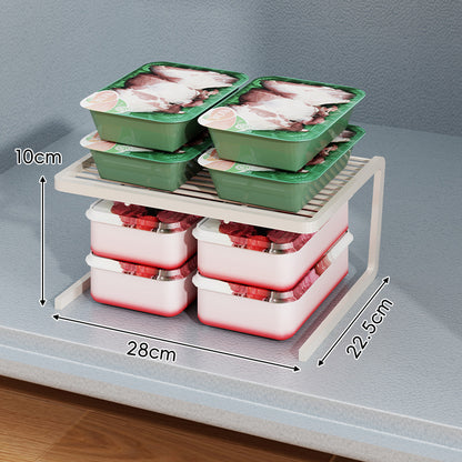 Kompakter dreistufiger slatted Metall Theken-Pantry-Organizer