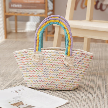 Dekorative Geflochtene Strohtasche Brehn