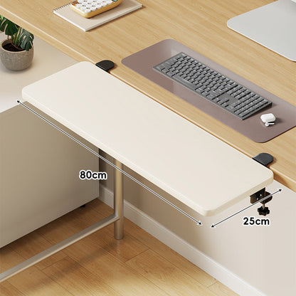 Unter-Tisch Gleitschienen-Tastaturablage und Schreibtischverlängerung mit sanfter Gleitmontage