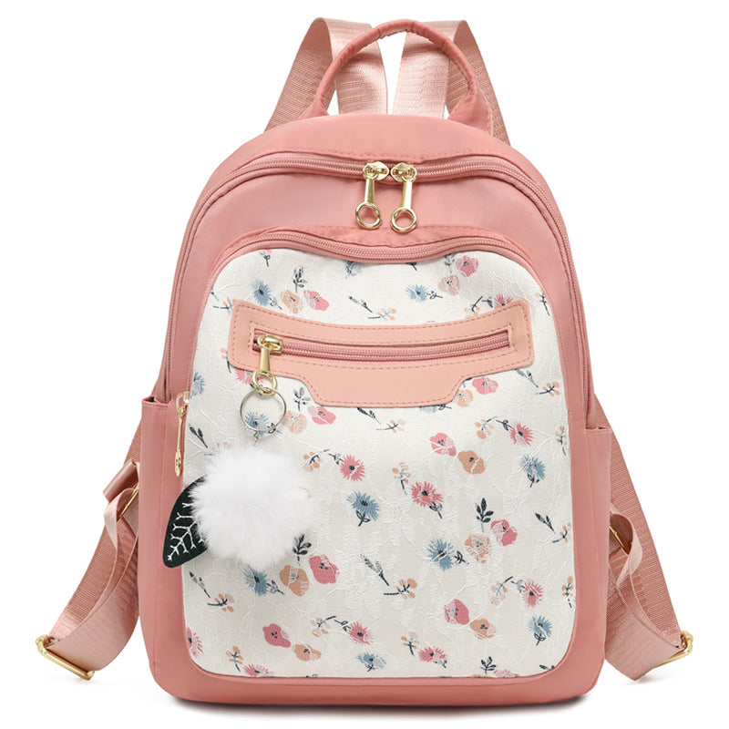 Blumenmuster Casual Rucksack Brehn