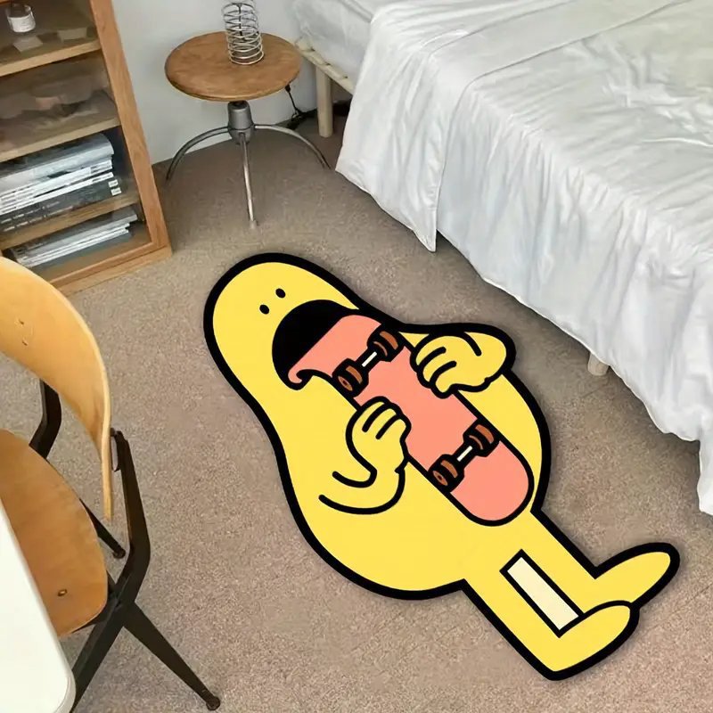 Alien Skateboard-Themen Bereich Teppich