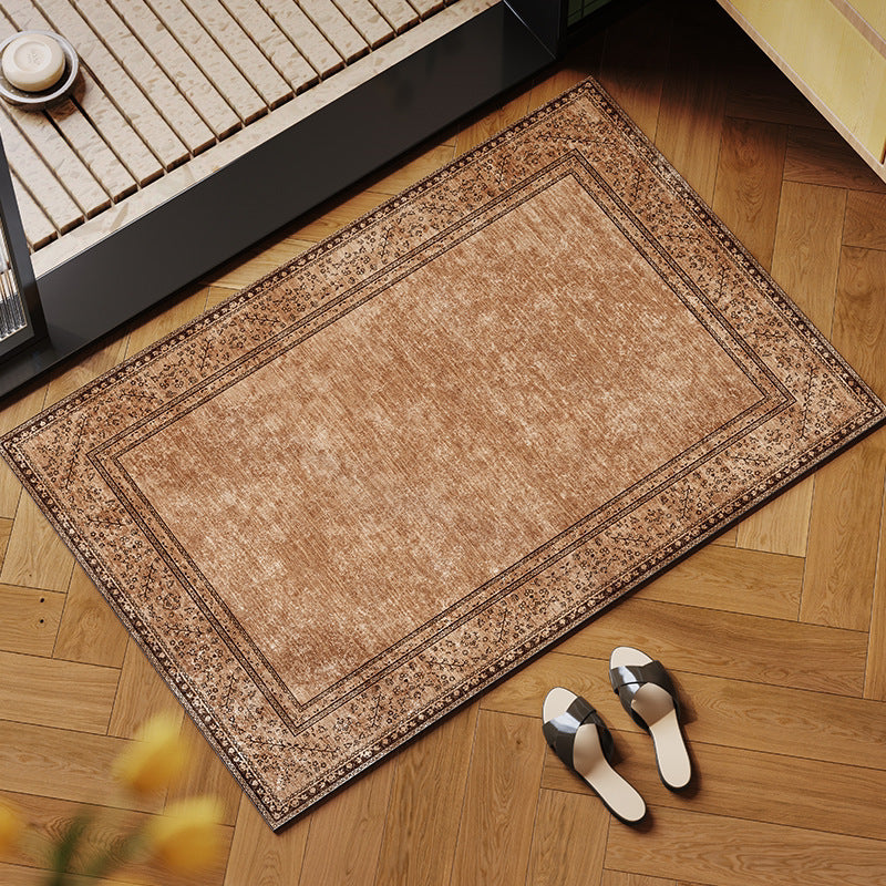 Eleganter floraler Muster-Innenbereichsteppich