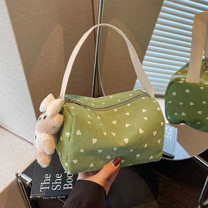 Hübsche Handtasche mit Herzmuster